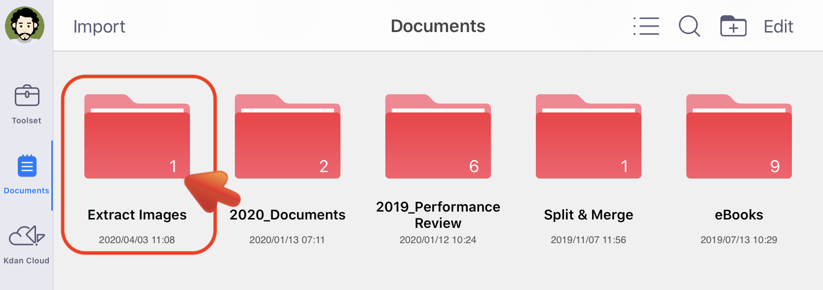 View_PDFs_Kdan_Cloud_Extract_Images_Folder.PNG