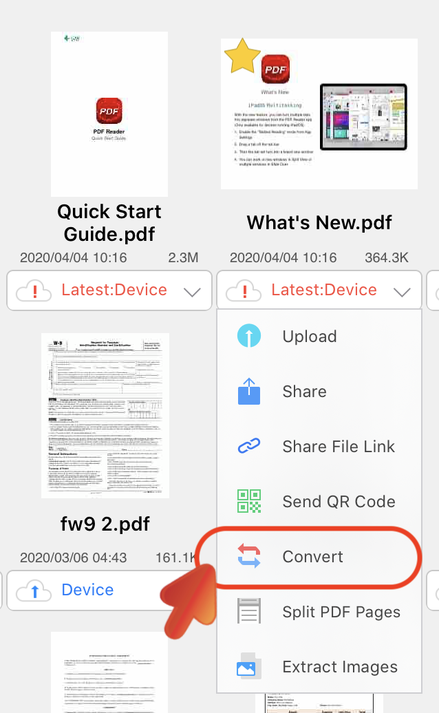 Documents_DropDown_Convert.PNG